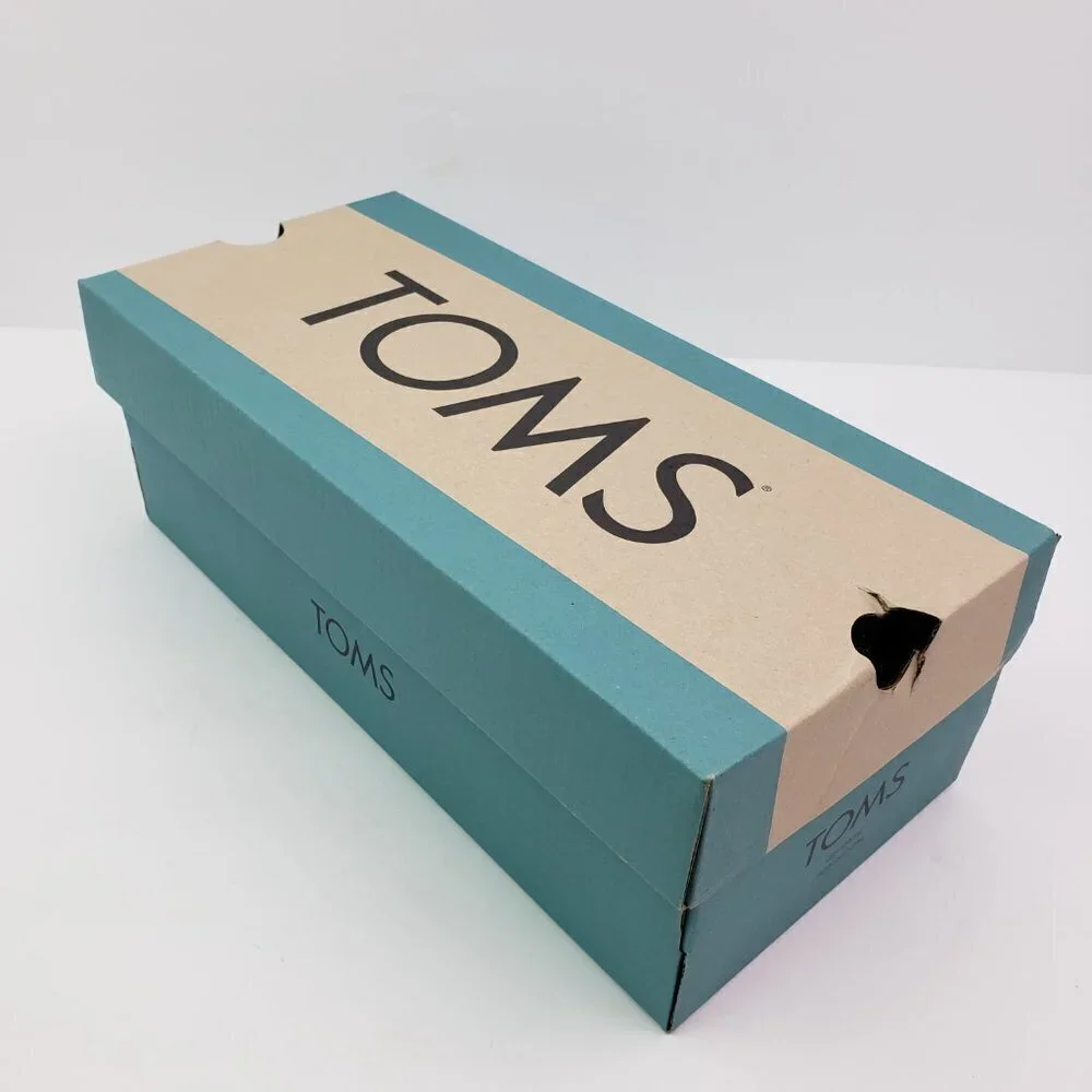 TOMS Glimmer Alpargata Girls Size 6Y Wms Sz 7.5 Candy Pink Gradient Glitter Shoe